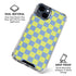 Neon Checkered iPhone 15 Clear Case